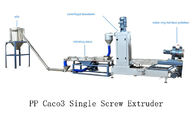 PP Caco3 Single Screw Extruder Making Machine Water Ring Pelletizing System