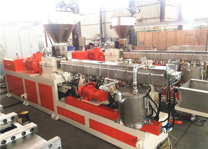 Color Pigment Pvc Cable Extruder Machine , Plastic Film Extruder Machine 